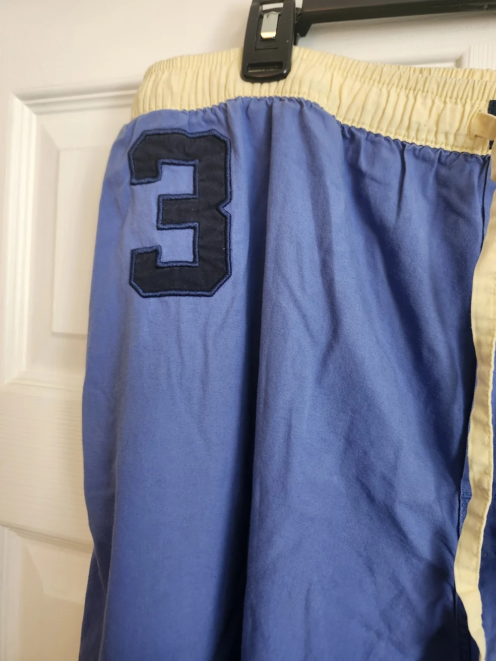Polo by Ralph Lauren Blue Joggers with Cream Waistband